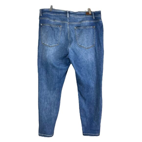 Judy Blue Women’s Plus Jeans Slim Fit High Rise Ankle Medium Wash Size 22W - Picture 2 of 6